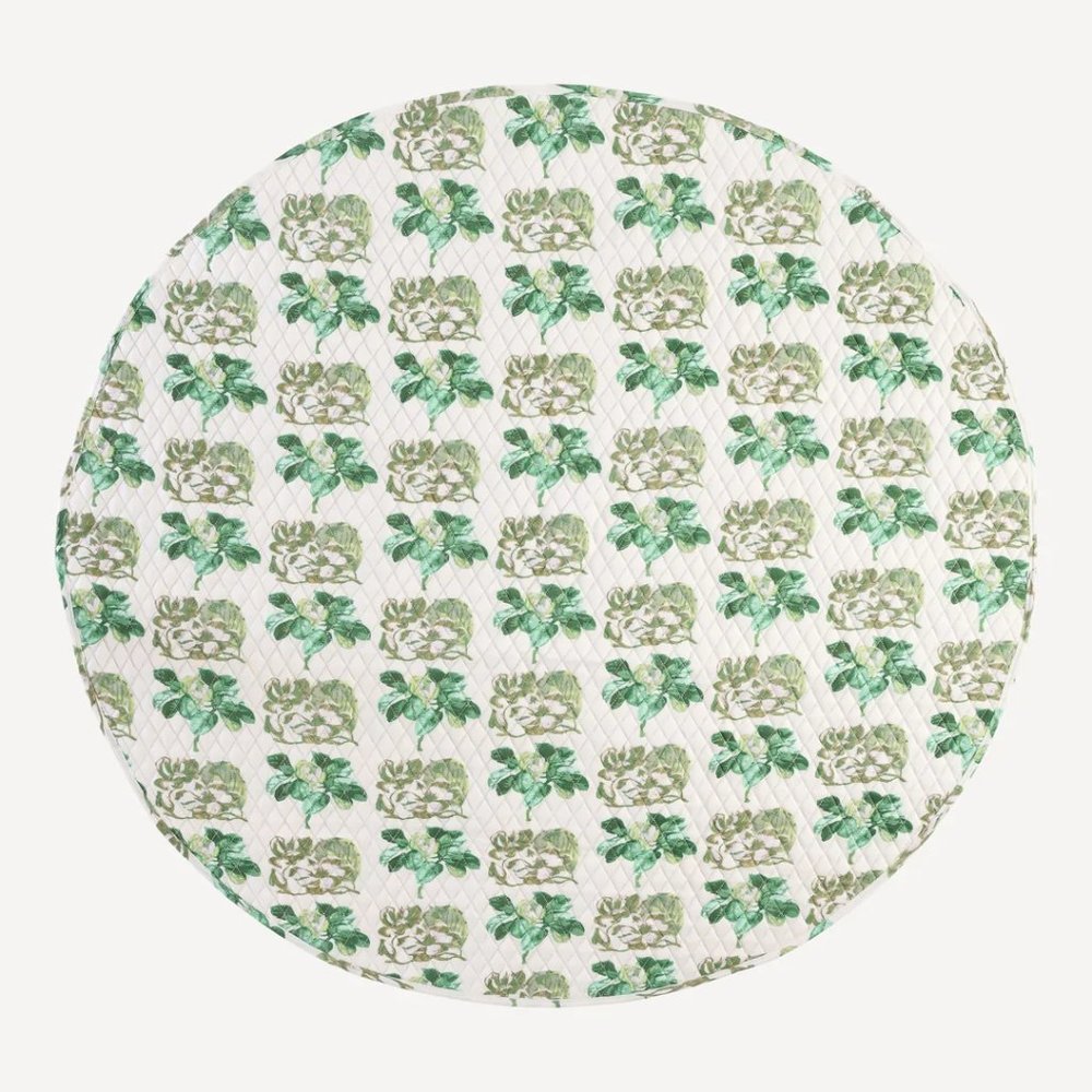 NWT Kate Quinn Magnolia Quilted Play Mat Floral - Picture 3 of 3